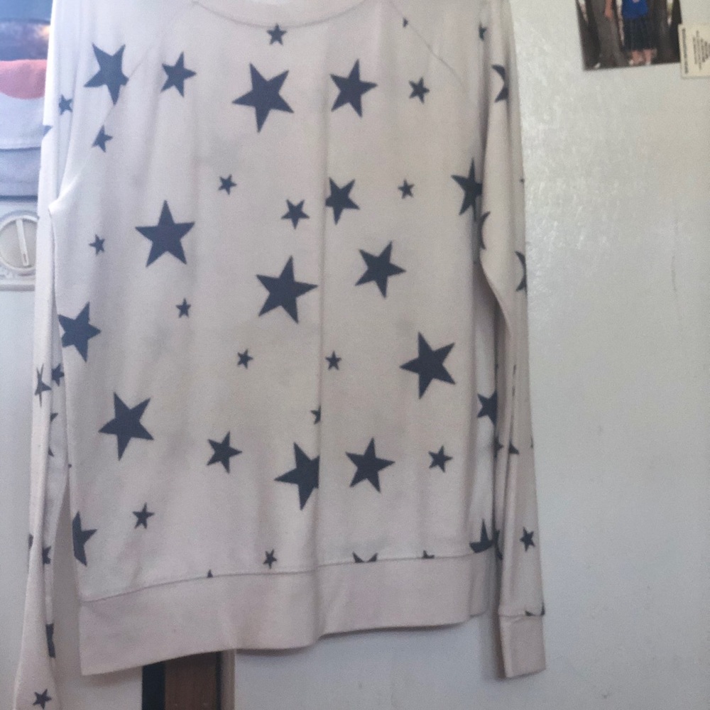 A long sleeve starred shirt